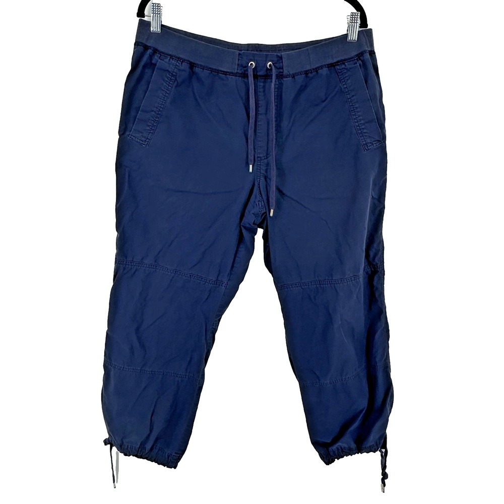 Lauren Ralph Lauren Active Knit Adjustable AnkleJoggers Size 14 Blue Pull On